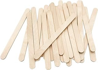 KTOJOY 200 Pcs Craft Sticks Ice Cream Sticks Natural Wood Popsicle Craft...