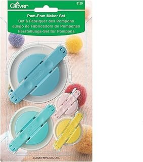 Clover Set Pom Maker, Multiple 4 Count, 8.63 x 5 x 1.38