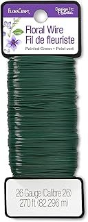 FloraCraft 26 Gauge Floral Wire 270 Feet Green