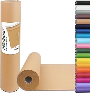 PerkHomy Brown Kraft Paper Roll 17.5