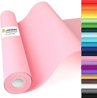 Pink Wrapping Paper, Construction Bulletin Board Paper 17.5