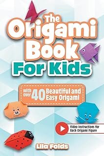 The Origami Book for Kids: A full-color paper craft book with over 40 be...