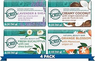 Tom's of Maine Bar Soap Variety Pack, Natural Bar Soap for Women and Men...