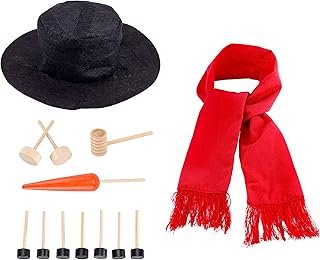 Pearhead Build A Snowman Decorating Kit, A Great DIY Snow Day Craft For ...