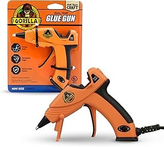 Gorilla Hot Glue Gun (Pack of 1) - Dual Temp Mini Size Hot Glue Gun with...
