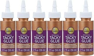 Aleene's Original 6-Pack, America's Favorite Tacky Glue, 2 FL OZ - 6 Pac...