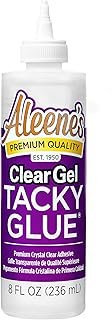 Aleene's Clear Gel Tacky Glue for Crafts, Nontoxic, Applies and Dries Cl...