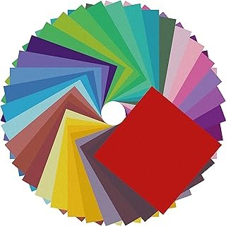 Origami Paper Double Sided Color - 200 Sheets - 20 Colors - 6 Inch Squar...