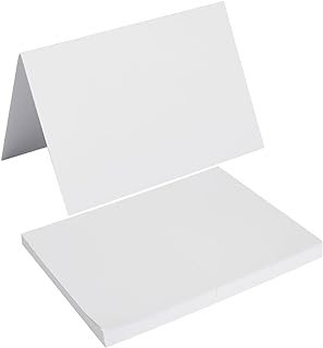 50 Pack Blank Cards Folded Cardstock Thank You Blank Greeting Cards for ...