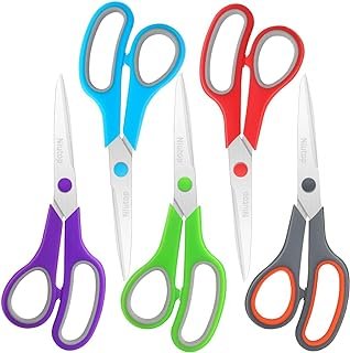 Scissors Bulk Set of 5-Pack, Niutop 8