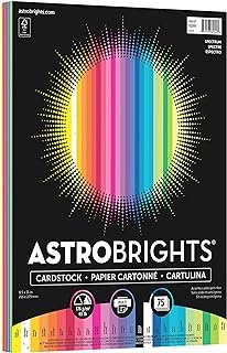 Astrobrights Colored Cardstock, 8.5” x 11”, 65 lb / 176 gsm, 