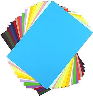 Colored Cardstock 20 Sheets, 20 Assorted Colors A4 Size Cardstock Paper ...