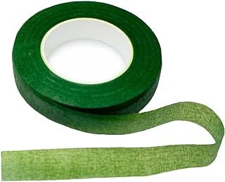 BEADNOVA Floral Tape 1/2inch Flower Tape Dark Green Floral Tape for Bouq...