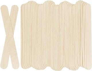 100Pcs Jumbo Wooden Craft Sticks Popsicle Stick 6” Long x 3/4”Wide Treat...