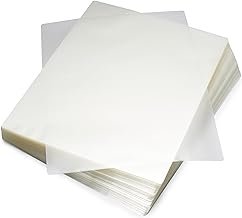 Amazon Basics Clear Thermal Laminating Plastic Paper Laminator Sheets, 9...