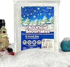 Fake Snow for Christmas Village - Faux Snow Flakes for Christmas Tree Sn...