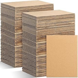 50 Pack Corrugated Cardboard Sheets Flat Hard Cardboard Inserts Back to ...