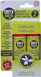 Onyx and Green 4701 Glue Sticks, Non-Toxic, 2 Piece