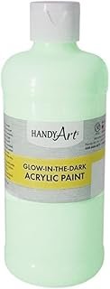 Glow-in-the-Dark Acrylic Paint 16 oz., Clear Glow