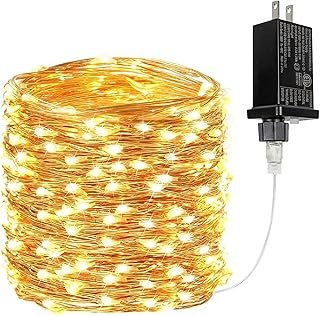 66Ft 200 LED Fairy Lights Plug in, Waterproof String Lights Outdoor & In...