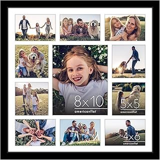 Americanflat 20x20 Collage Picture Frame with Polished Plexiglass - Mult...