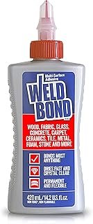 Weldbond All Purpose Glue, Bonds Most Anything! Non-Toxic Glue, Use as W...
