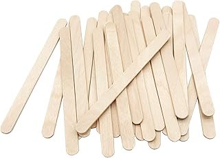 KTOJOY 200 Pcs Craft Sticks Ice Cream Sticks Natural Wood Popsicle Craft...