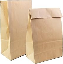 BadenBach 50 Pack 12 Lb Brown Paper Lunch Bags, 12.5