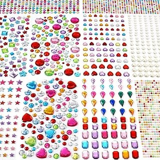 2774pcs Gem Stickers Jewels for Crafts - Self Adhesive Rhinestone Jewel ...