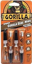 Gorilla Original Gorilla Glue, Brown, Waterproof Polyurethane Glue, Four...