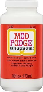 Gloss Sealer, Glue & Finish: All-in-One Craft Solution- Quick Dry, Easy ...