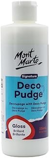 Mont Marte Deco Pudge Craft Varnish Signature 236ml (8 US fl.oz) – Gloss...