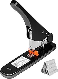 Amazon Basics Effortless Heavy Duty Stapler, 210 Sheets High Capacity, L...