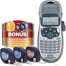 DYMO Label Maker Machine with Tape - 100H LetraTag Handheld, Comes with ...