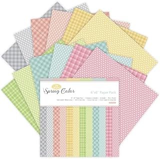 Pink Spring Colors Theme Scrapbook, DIY Album Scrapbook Paper, Hand Acco...