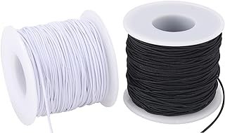 Stretchy String for Bracelets, 2 Rolls 0.8mm,1 mm,1.2mm,1.5mm,330 Feet S...