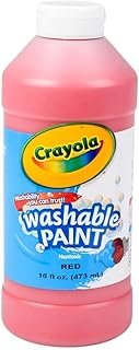 Crayola Washable Paint, Red, 16 oz.
