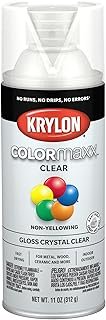 Krylon K05515007 COLORmaxx Acrylic Clear Finish for Indoor/Outdoor Use, ...