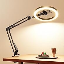 Upgrade Ring Light Overhead Camera Phone Mount for Desk, Evershop 10” Se...