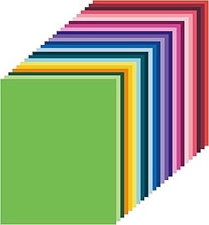 120 Sheets Colored Card Stock Printer Paper, 120 GSM 32 lb 24 Colors Pas...