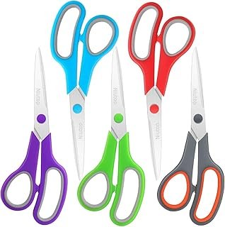 Scissors Bulk Set of 5-Pack, Niutop 8