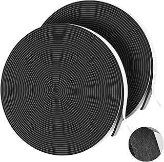 66Ft Foam Tapes Self Adhesive Seal Strips 1/2In x 1/8In x 33.1Ft Each Ro...