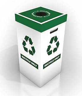 *New* One Earth ''Recycle ONLY'' Printed Cardboard Box Set: Box + Lid + ...