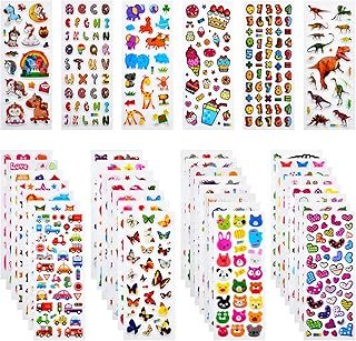 3D Stickers for Kids & Toddlers, 920+ 3D Puffy Stickers 36 Different She...