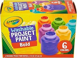 Crayola Washable Kids Paint (6ct), Essential Preschool Supplies, Paint S...