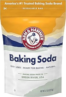 ARM & HAMMER Baking Soda Made in USA, Ideal for Baking, Pure & Natural, ...