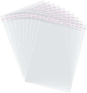 Morepack Self Sealing Cellophane Bags,6x9 Inches 200 Pcs Clear Cookie Ba...