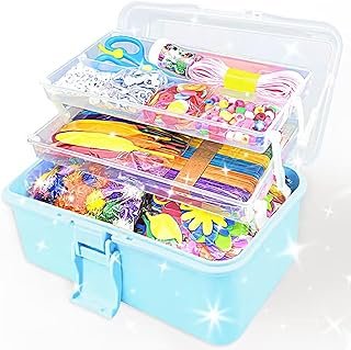 VLUSSO 3000Pcs Arts and Crafts Supplies for Kids Girls 8-12 Craft Kit wi...