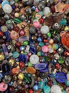 Assorted Glass Beads for Jewelry Making, DIY Lamp Work, Arts and Crafts,...