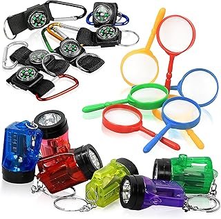 PROLOSO Nature Exploration Kit Outdoor Games Party Favors Toys for Kids ...